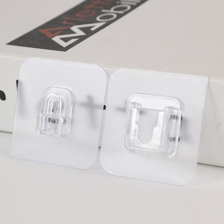 Double-Sided Adhesive Wall Hooks without Punching and Nails (Pack Of 10)