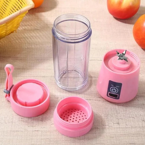 Portable electric juicer blender