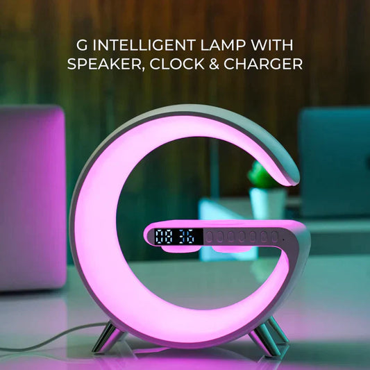 G INTELLIGENT LAMP WITH CLOCK AND CHARGER