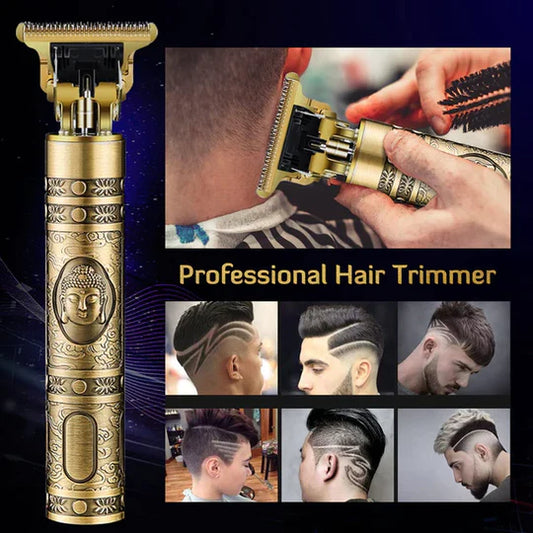 PROFESSIONAL HAIR GOLDEN TRIMMER - WIRELESS