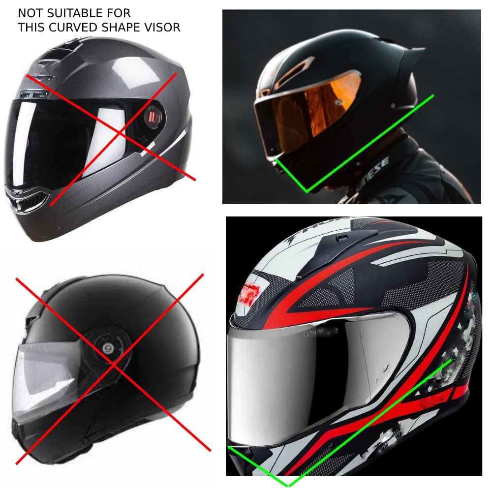 CS Glare Motorcycle Helmet Waterproof Lens Film Rain Protection Film