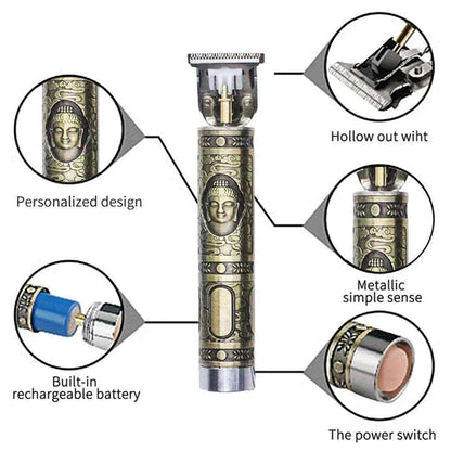PROFESSIONAL HAIR GOLDEN TRIMMER - WIRELESS