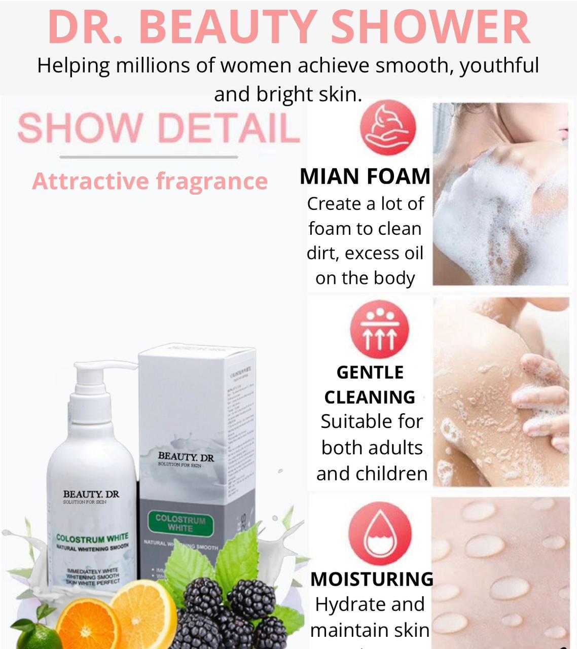 SKIN WHITENING CLEANER FOR MALE AND FEMALE