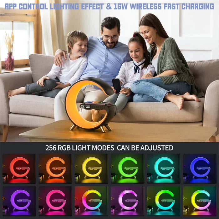 G INTELLIGENT LAMP WITH CLOCK AND CHARGER