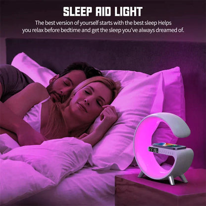G INTELLIGENT LAMP WITH CLOCK AND CHARGER