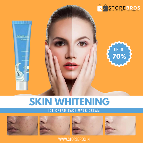 SKIN WHITENING ICE CREAM FACE MASK! 75% OFF SALE!!!