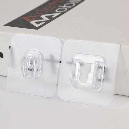 Double-Sided Adhesive Wall Hooks without Punching and Nails (Pack Of 10)