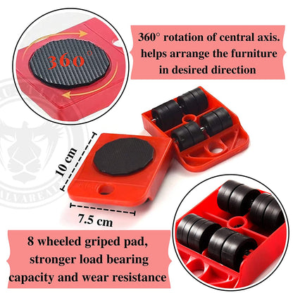 Heavy duty furniture lifting kit