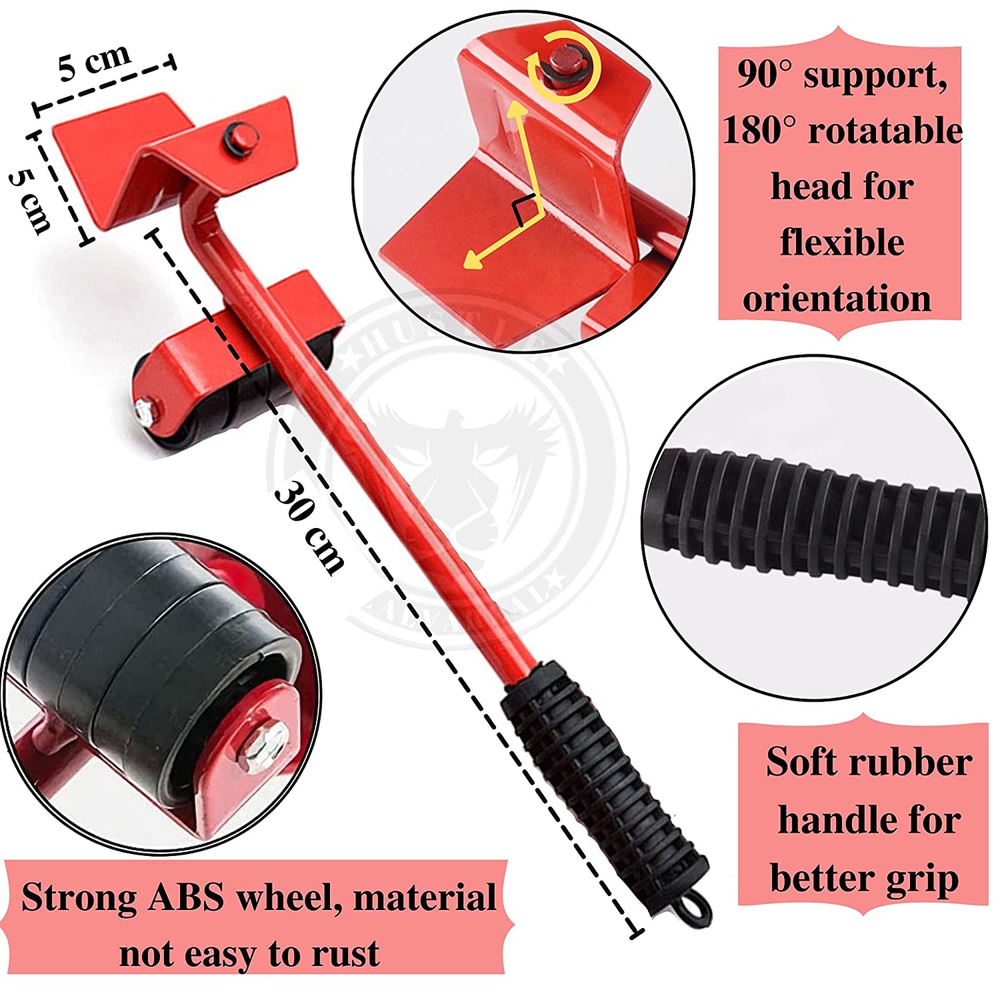 Heavy duty furniture lifting kit
