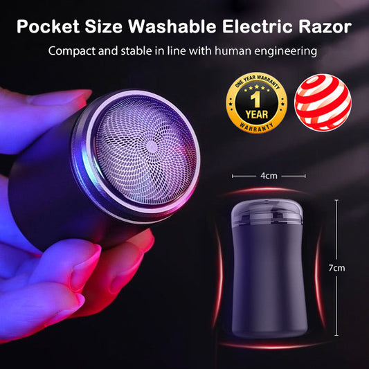 Mini Portable Electric Shaver machine washable
